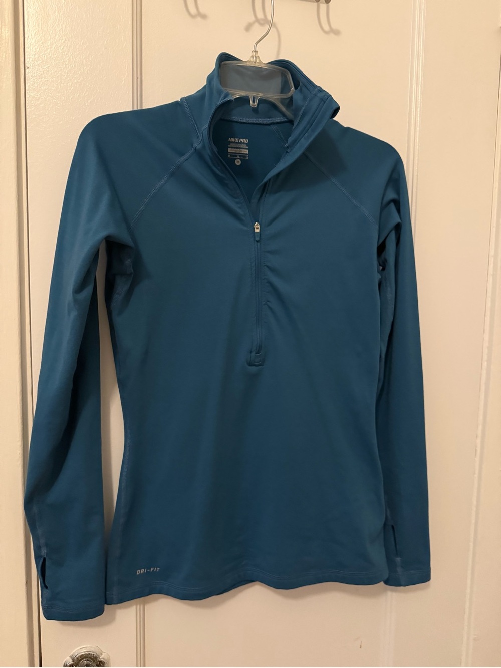 Nike Teal Quarter-Zip Dri-FIT Women's Pullover